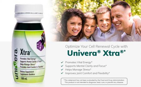Univera Xtra® MINIs - 4-boxes - 3.3 fl oz Bottles - 80 bottles