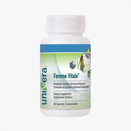 Univera Femme Vitale Container - Promotes Healthy Hormone Balance - 60 capsules