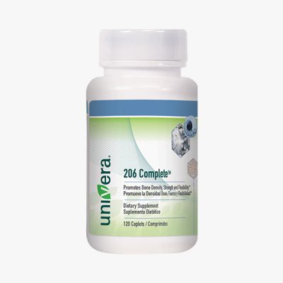 Univera 206 Complete Container - Promotes bone density, strength, and flexibility 0 120 capsules