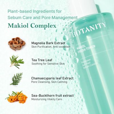 Botanity Makiol Toner, 300 ml