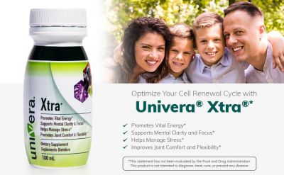 Univera Xtra® MINIs - 4-boxes - 3.3 fl oz Bottles - 80 bottles